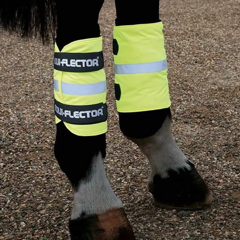 Shires EQUI-FLECTOR Wraps in Yellow